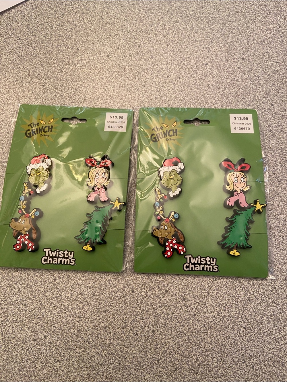 Twisty Charms Kids Accessory Pack - Green grinch